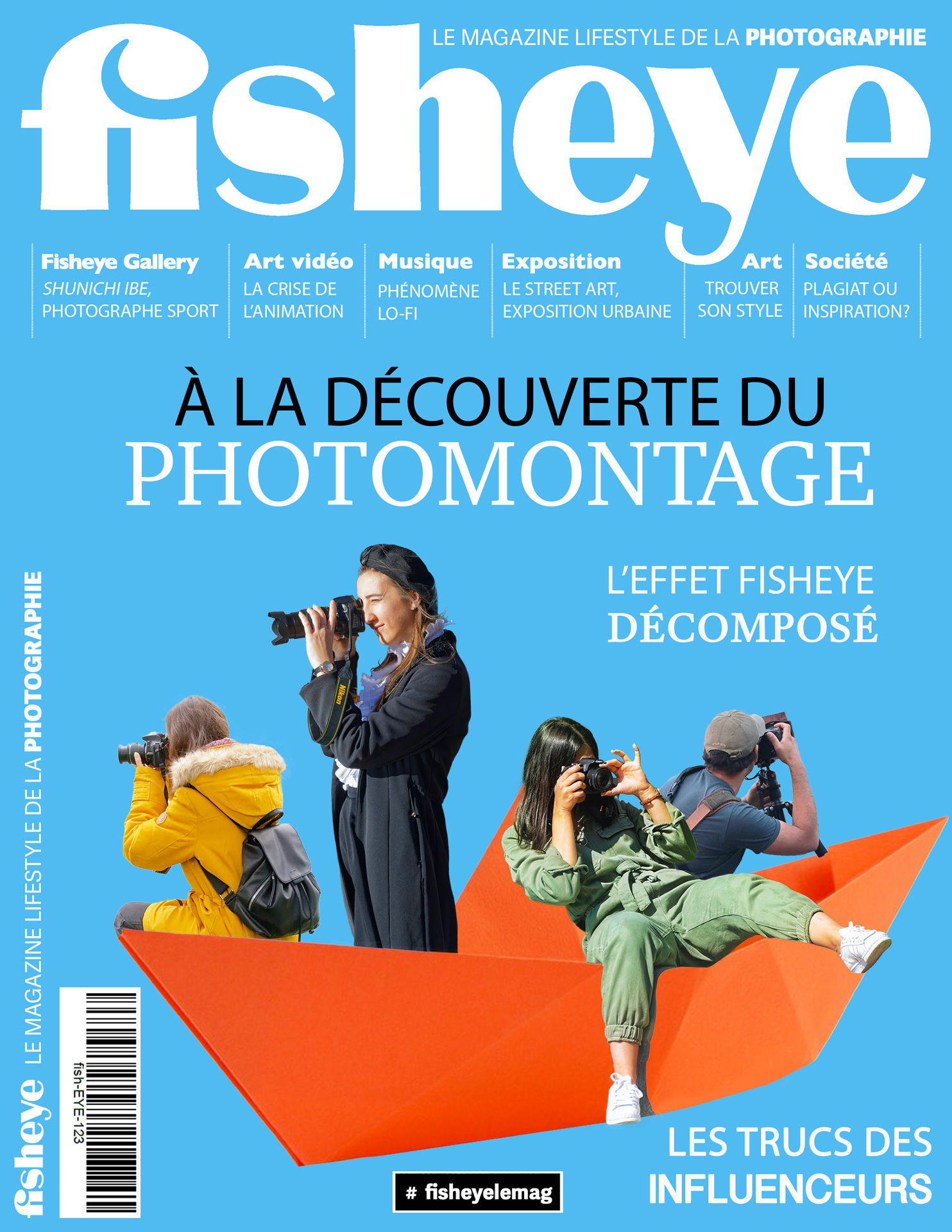 Fisheye magazine mockup