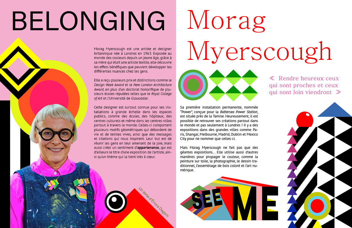 Affiche Morag Myerscough